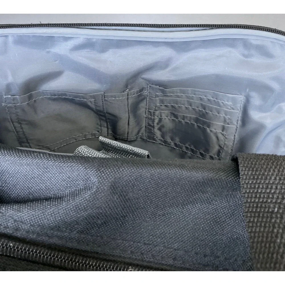 Protege Rolling Travel‎ Carry On Laptop Bag Black Wheeled Luggage Telescopic